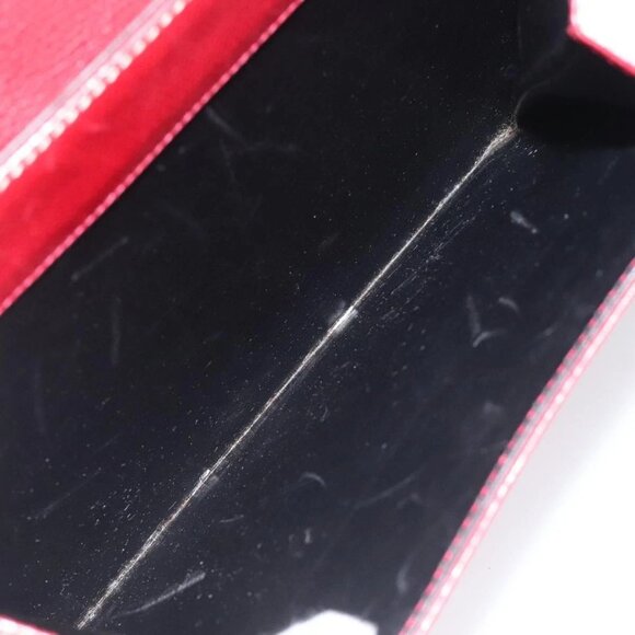 Salvatore Ferragamo Shoulder Bag Leather Red Auth 98267 - Picture 11 of 16